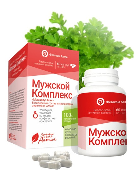Maximus-Man: Altai Power Formula for Men's Health (60 Capsules)
