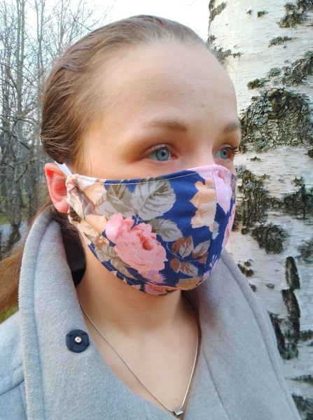 Elegant Knit Rose Medical Face Mask (MaskRose)