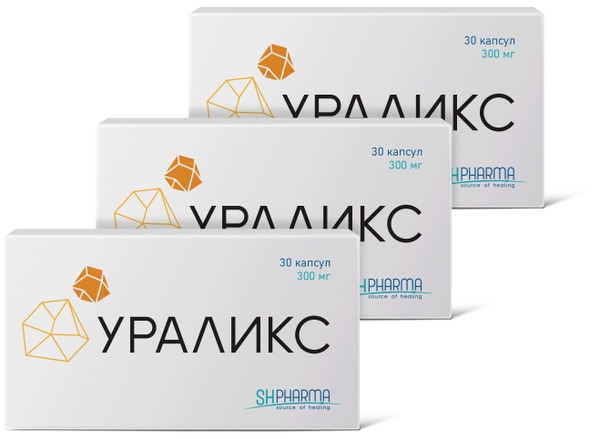 Uraliks 300mg Capsules: 90-Count Triple Pack