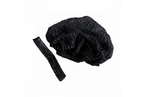 Black Disposable Cosmetic Caps (300 Count)