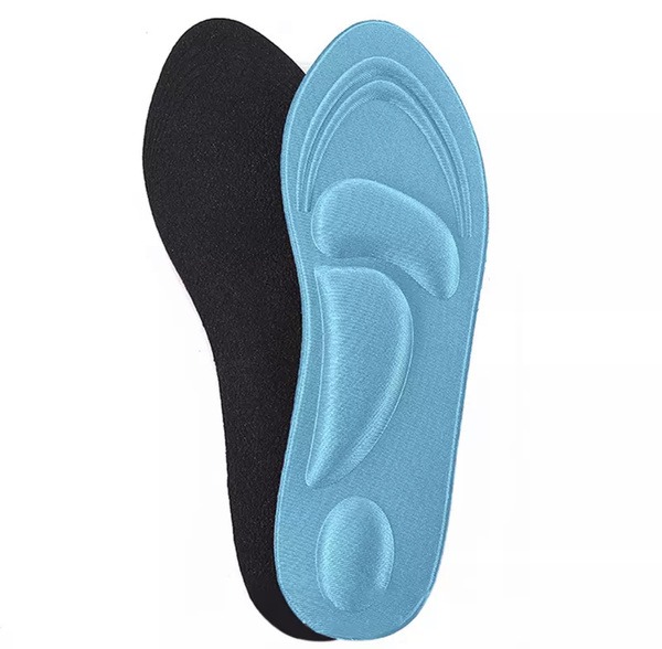 4D Memory Foam Orthotic Insoles: Arch Support & Massage for Flat Feet