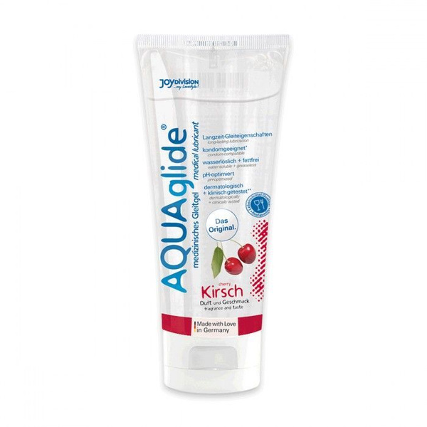 AQUAglide Cherry Water-Based Lubricant (100ml)