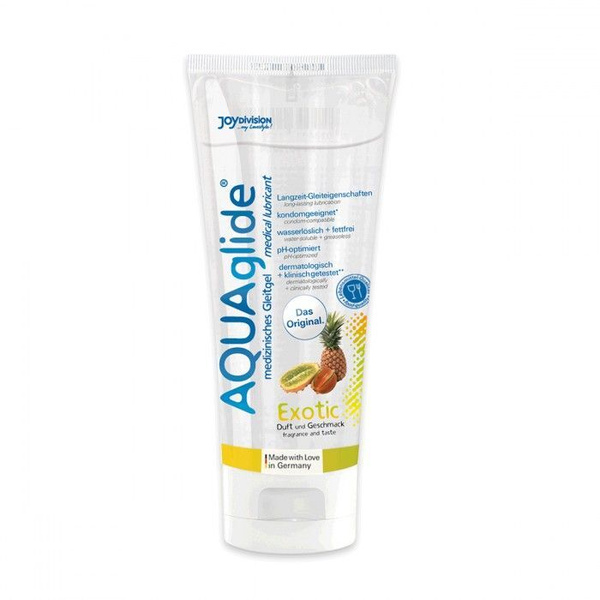 AQUAglide Exotic Fruit Water-Based Lubricant Gel (100ml)