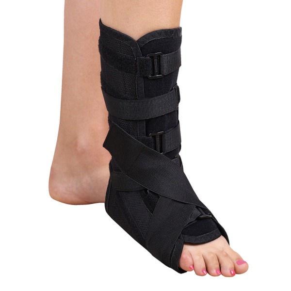 Krayt F-217 Ankle Brace: Black, Size 4 (9.8-10.8 inch Calf) - Firm Support & Stabilization