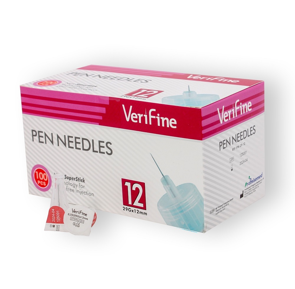 29G x 12mm Insulin Syringes Needles (100 Count)