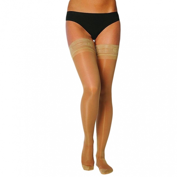 Beige Compression Stockings, Class 1, 1 Pair (ORTO)