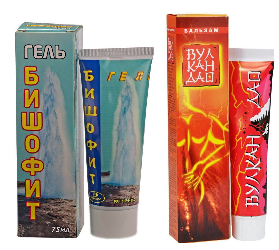 Bischofite Gel & Volcano Dao Balm Duo: 75ml & 44ml