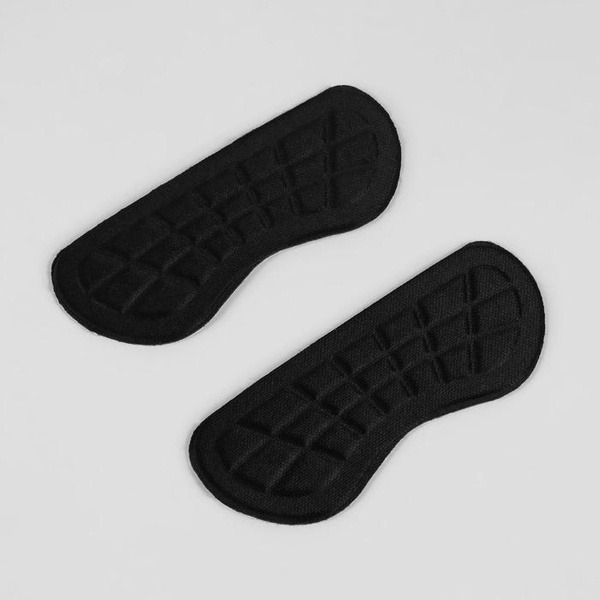 Self-Adhesive Heel Grips (Black, 10x4cm, Pair)