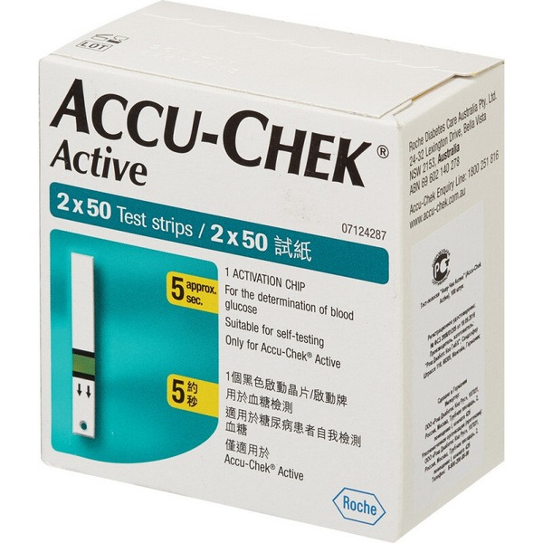 Accu-Chek Test Strips (100 Count)