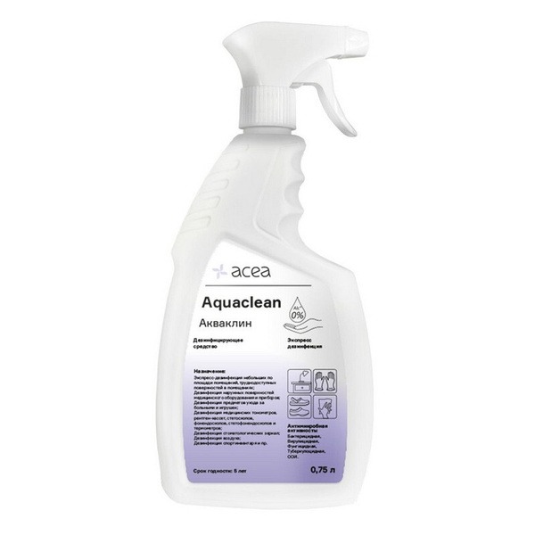 Aquaklin Disinfectant Spray (0.75L, Trigger Sprayer)