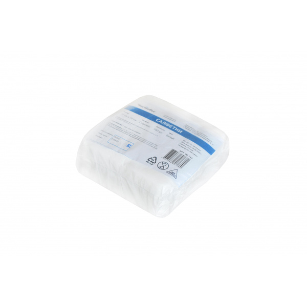 Bulk 10x10cm White Spunlace Non-Sterile Wipes (100 Pack)