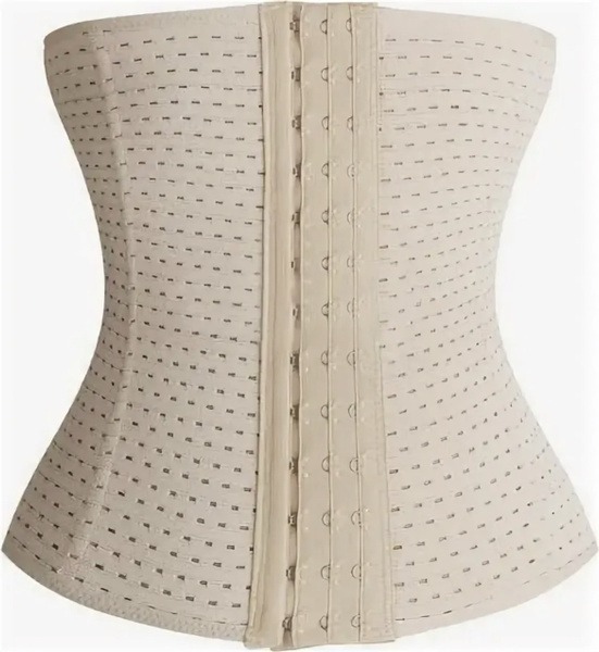 XL Beige Waist Cincher Corset
