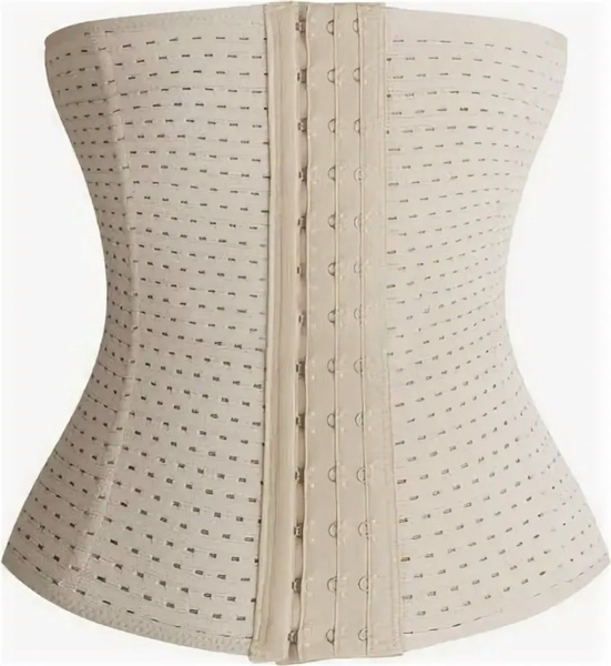 XL Beige Waist Cincher Corset