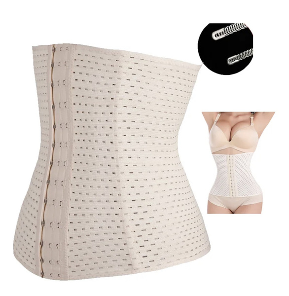 3XL Beige Waist Cincher Corset