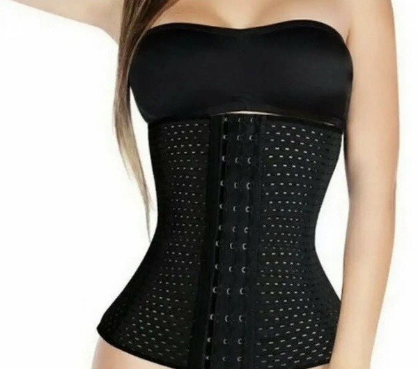 XL Black Waist Cincher Corset