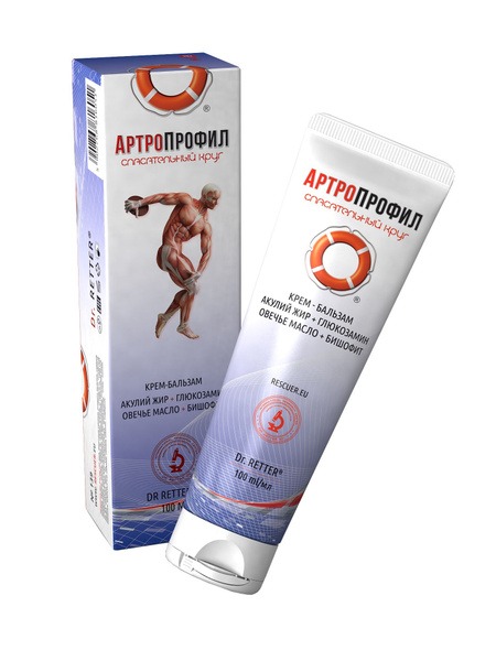 Arthroprophil Cream Balm: Joint Pain Relief with Sheep Oil, Bischofite, Shark Liver Oil & Glucosamine (100ml)