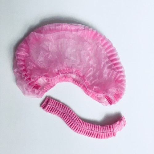 Pink Disposable Hair Caps (10 Pack) - Medical & Beauty