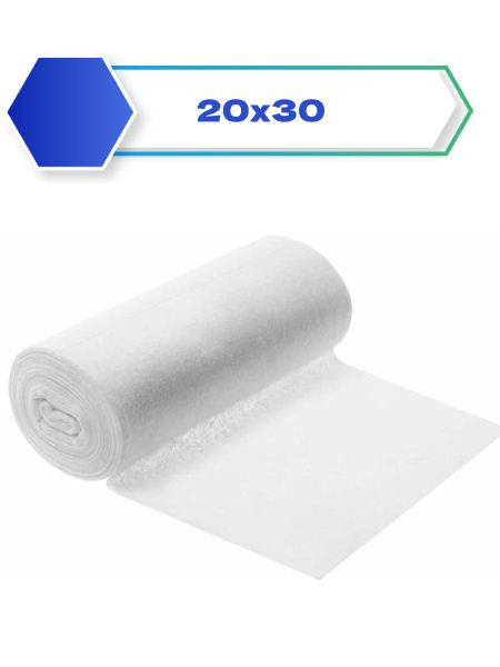 Bulk Roll Spunlace Wipes (Tubeless) - 40gsm, 20x30cm, 100ct