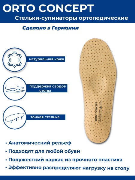 Orthotic Arch Support Insoles for Flat Feet (Men's & Women's)