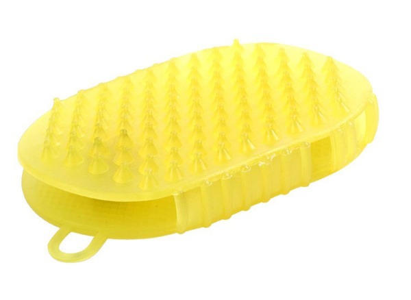 Magic Massage Mitt "Varyusha" - Yellow