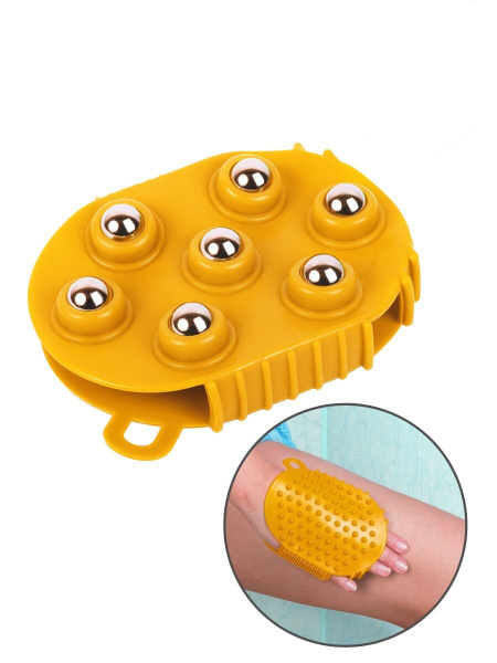 7-Ball Massage Glove: Anti-Cellulite Treatment