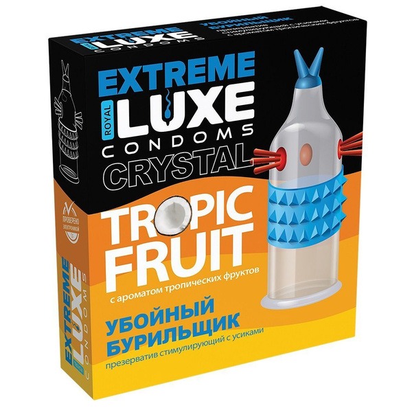 Tropical Fruit Flavored Stimulating Condom