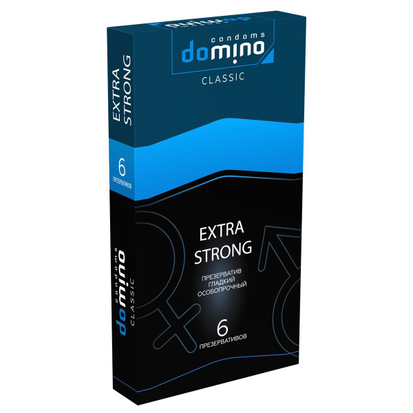 DOMINO Classic Extra Strong Condoms (6 Pack)