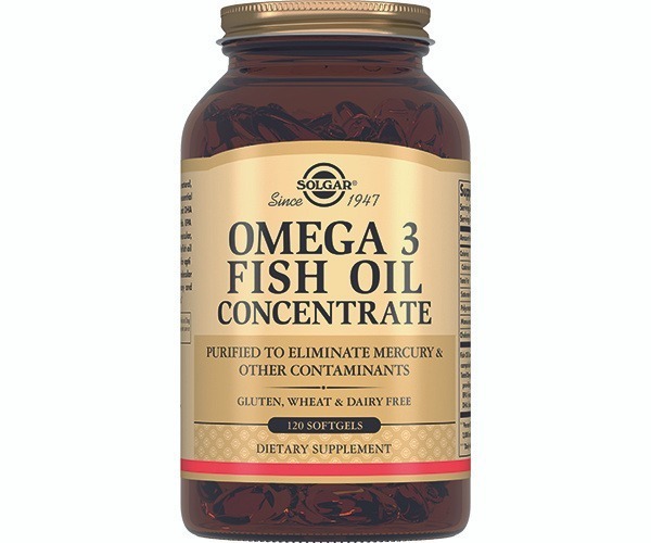 Solgar Omega-3 Fish Oil Concentrate - 120 Softgels