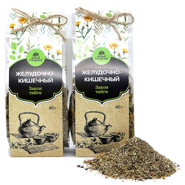 Siberian Herbs "Taiga Law" Stomach & Gut Health Tea (40g, 2 Pack)