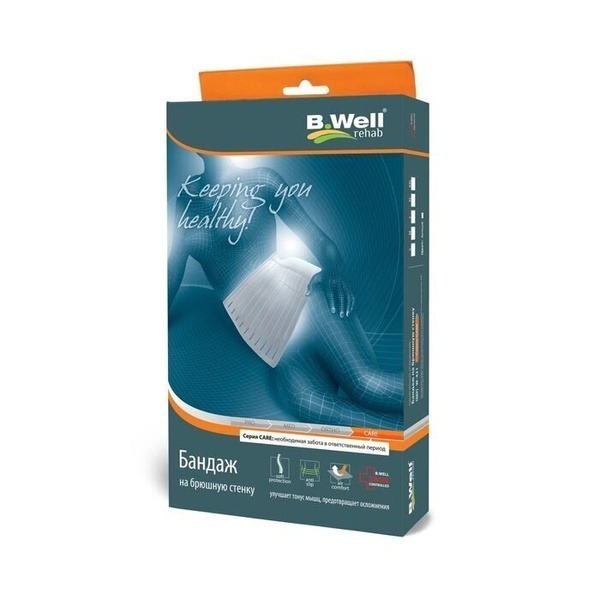 B.Well W-421/S Abdominal Support Binder