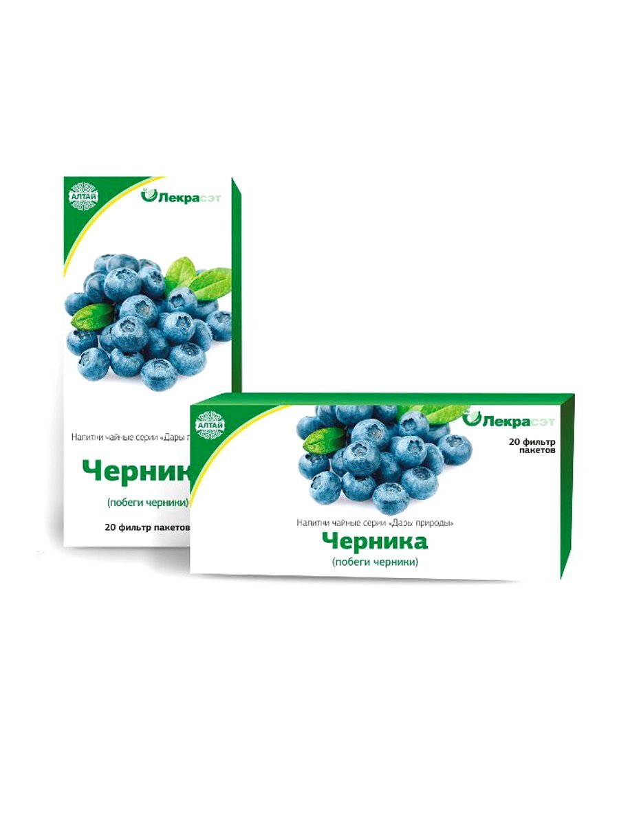 Bilberry Sprout Tea Bags (40 Count) - 2 Packs