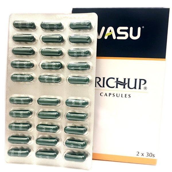 Trichup Vasu Hair Growth Capsules (100 Count - Large Size)