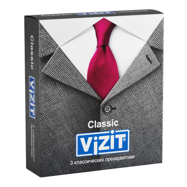 VIZIT Classic Thin Condoms (3 Pack)