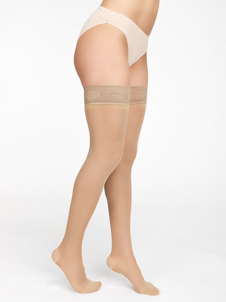Compression Stockings, Light Beige, 20-30 mmHg