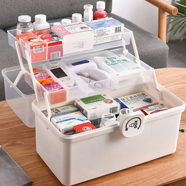 Home Medicine Organizer & Storage Case (M)