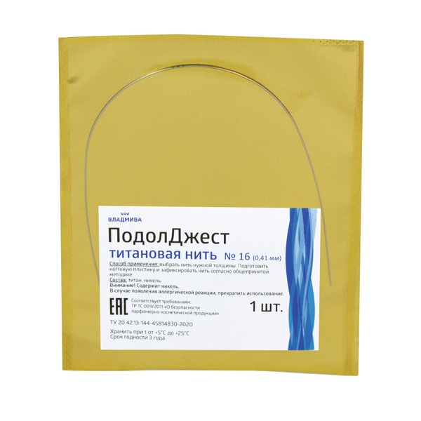 VladMiVa Podolgest Titanium Thread #16 (0.41mm) - Single