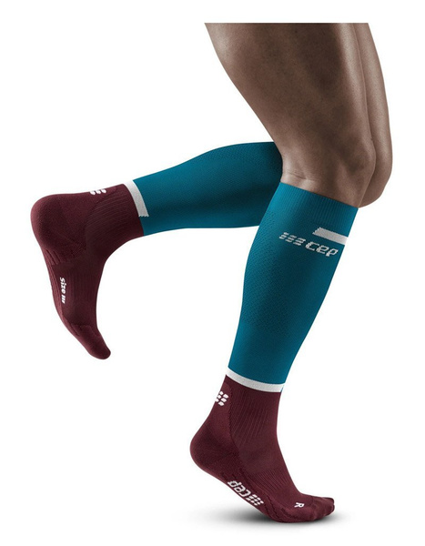 CEP Compression Socks: Blue & Burgundy