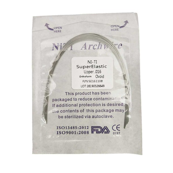 Titanium Nail Correction System: Super Elastic Ovoid NiTi Wire (0.016")