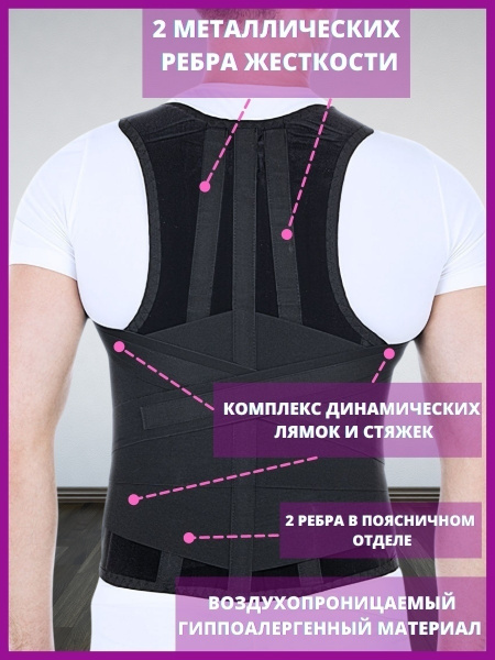 Posture Corrector with Strong Support (Trives T.50.25) - Up to 175cm