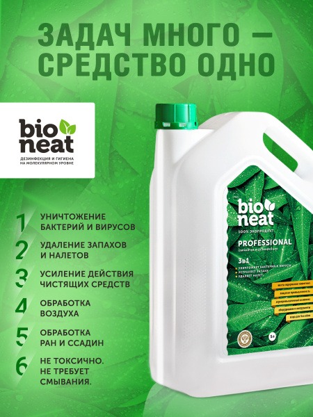 BioNeat Anolit ECO: Multi-Purpose Disinfectant & Sterilizer (3L)