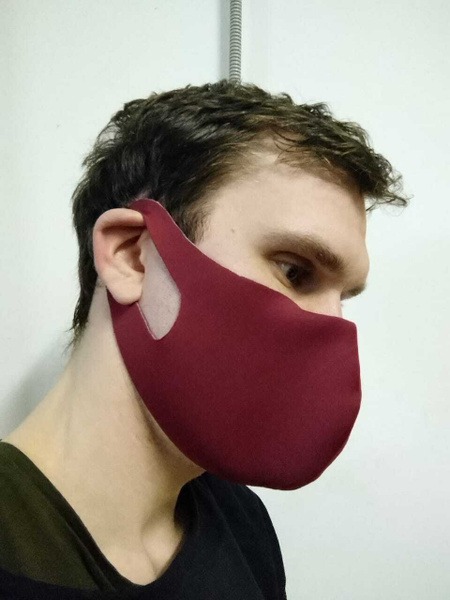 Reusable Bordeaux Membrane Face Mask