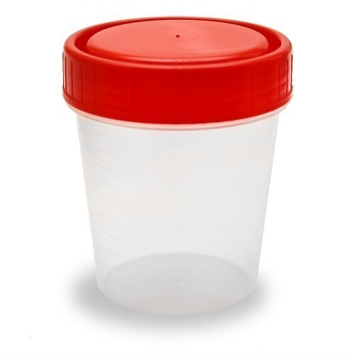 Sterile 120ml Biomaterial Collection Container (10 Pack)