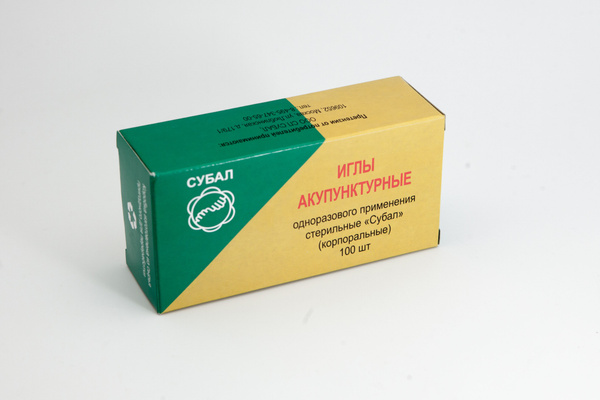 Subal 0.3x40mm Acupuncture Needles (100 Pack) - Sterile Copper Handle
