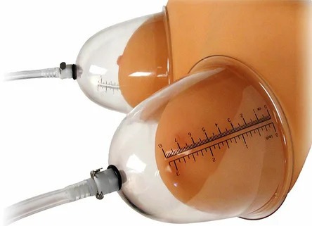 Yuexiao Vacuum Breast Massage Cups with Pump - Large (13cm Diameter)