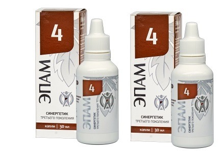 Hepatic Epam 4 Liver Support: 2 x 60ml Bottles