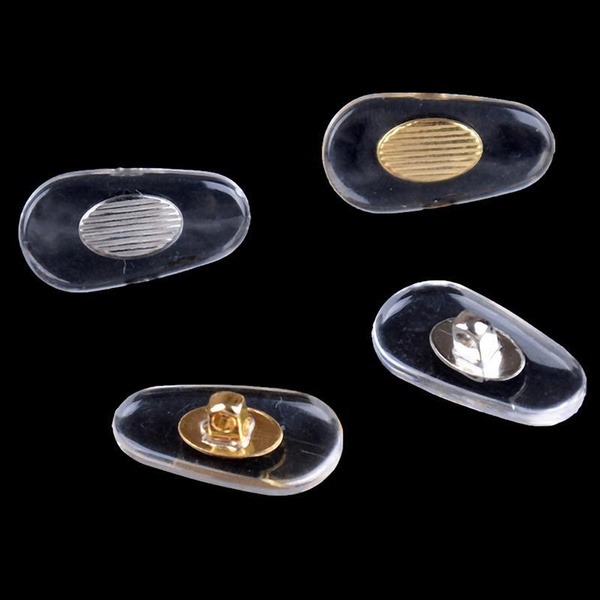Silicone Nose Pads for Glasses: Gold, Silver & Screw-On
