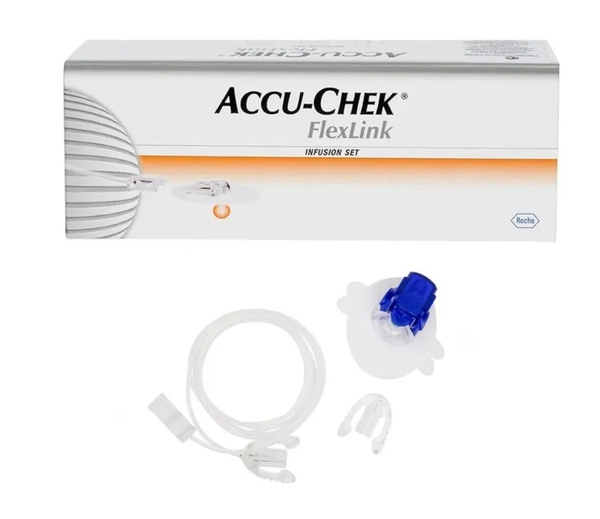 Accu-Chek FlexLink Infusion Set (8/60), 10-Pack