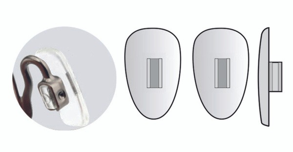 Silicone Nose Pads for Glasses (No Screws)