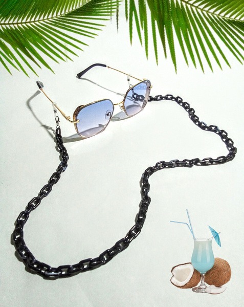 Eyeglass Chains: Black, Colored, & Plastic