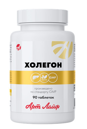 Art Life Cholegon: Gallbladder Support with Antiparasitic Action (90 Tablets)